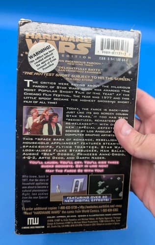 Hardware Wars VHS With Many Signatures See Photos - Star Wars Parody  — photo 9