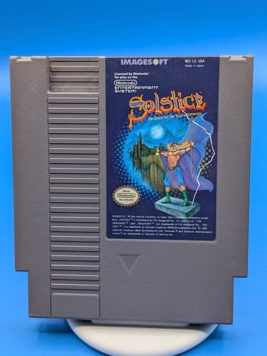 Solstice The Quest for the Staff of Demnos NES Video Game Cart Only Tested