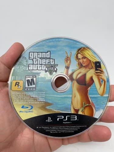 Grand Theft Auto V - PS3 PlayStation 3 Disc Only Tested working — photo 2
