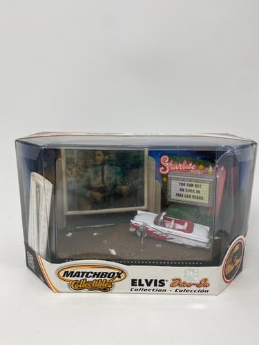 2001 Matchbox Collectibles Elvis Drive-In Viva Las Vegas  Ford Fairlane Sunliner