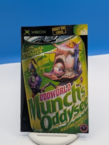 Oddworld: Munch's Oddysee (Microsoft Xbox, 2001) Complete With Manual, Tested  — photo 4