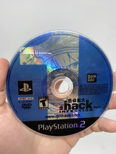 Dot .hack INFECTION PS2 PlayStation 2 Part 1 Game Disc Only - Tested Authentic