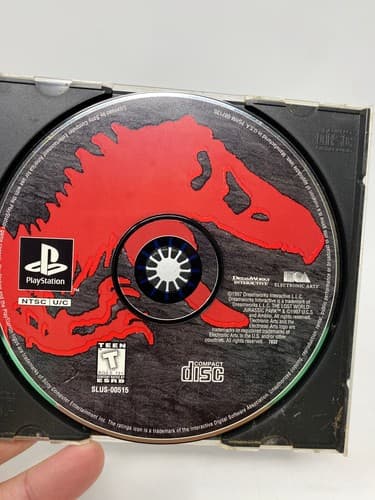 Lost World: Jurassic Park (Sony PlayStation 1, 1997) PS1 Game Only — photo 2