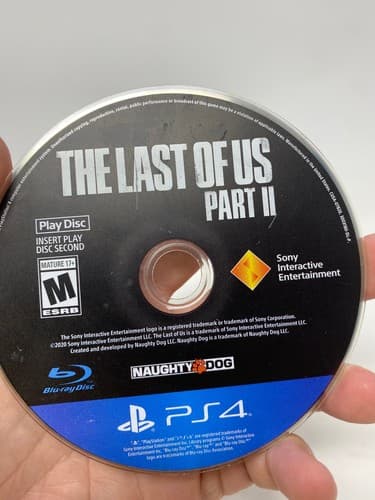 The Last of Us Part II / PLAY DISC ONLY PlayStation 4/ PS4 Tested Fast Shipping! — photo 2