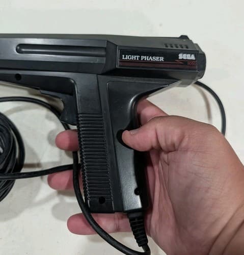 Vintage Original Sega Master System Light Phaser Gun Controller Zapper Tested — photo 8