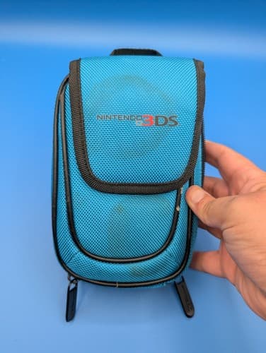 Nintendo 3DS/DSi/DS Lite Travel Case Game Holder Aqua Storage 