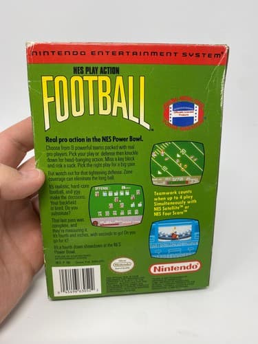 NES Play Action Football Nintendo Complete CIB Authentic Tested — photo 6