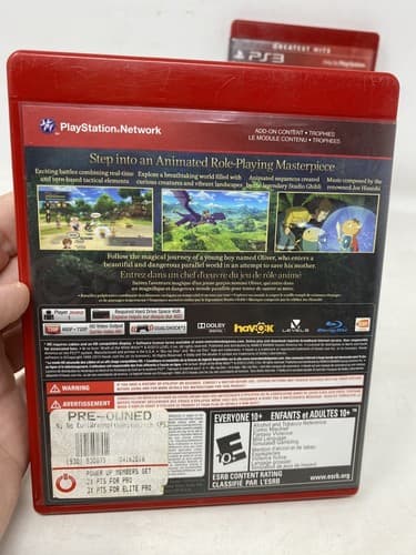 Kingdom Hearts ReMix 1.5 & Ni No Kuni Lot Sony Playstation 3 PS3 TESTED — photo 3