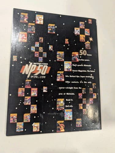 Nintendo Power Magazine Vol 50 The Legend of Zelda Link’s Poster/cards/tattoos — photo 2