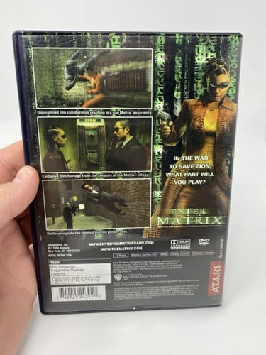 Enter the Matrix (Original Xbox) Black Label CIB COMPLETE & TESTED — photo 2