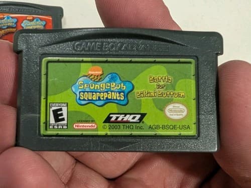 SpongeBob SquarePants Supersponge & Revenge Flying Dutchman & Bikini Bottom GBA — photo 2