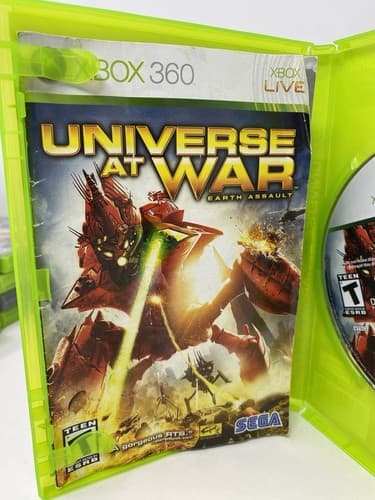 Universe at War Earth Assault  Xbox 360 - Complete In Box With Manual / Tested — photo 9