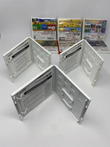 Nintendo 3DS Lot 9 Cases ONLY Mario Donkey Kong Kirby Star Fox Luigi Puzzle — photo 3