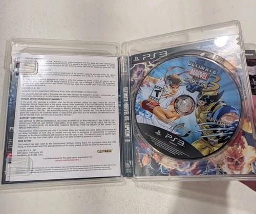 Lot Of 2 Marvel Vs Capcom PS3 Games - Ultimate & Fate Of Two Worlds - Tested — photo 4