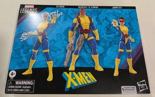Hasbro X-Men 60th Marvel Legends Forge, Storm & Jubilee Action Figure - New  — photo 2