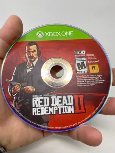 Red Dead Redemption 2 (Xbox One, 2018) Discs Only Tested Working — photo 7