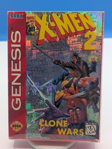 X-Men 2: Clone Wars, Sega Genesis, 1995, CIB, Manual, Authentic