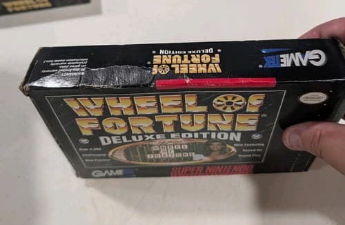 Wheel Of Fortune Deluxe & Family Feud SNES Complete CIB + Extra Box — photo 3