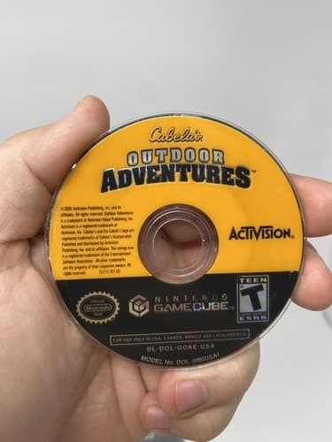 Cabela's Outdoor Adventures (Nintendo GameCube, 2005) Disc Only Tested