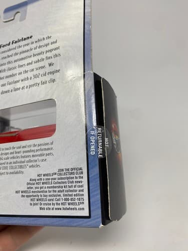 Hot Wheels 100% ‘57 Ford Fairlane Limited Edition Adult Collector Diecast NEW — photo 6