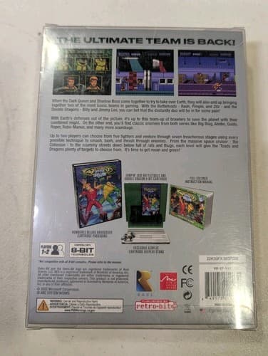 Battletoads & Double Dragon NES Collectors Edition 2022 Limited Run Retro-Bit — photo 8
