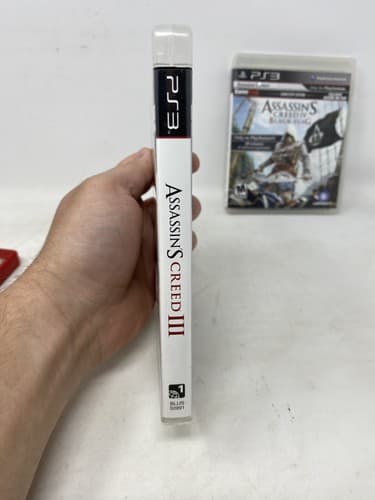 Lot Of 3 PlayStation 3 assassins creed Bundle 1, 3 & 4 iv Black Flag GameStop Ed — photo 8