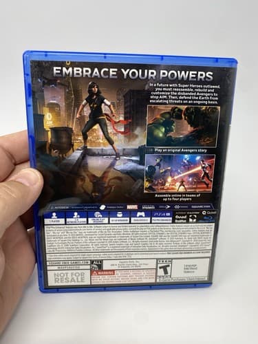 Marvel's Avengers PS4 - Sony PlayStation 4 Game & Case TESTED — photo 2