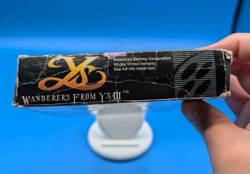 SNES: Ys III Wanderers from Ys III - Super Nintendo, Game, Box, Manual  — photo 4
