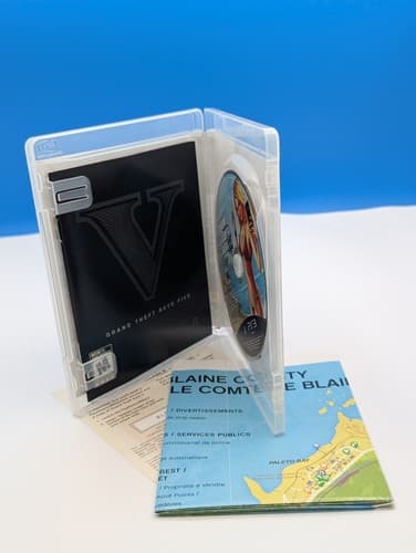 Grand Theft Auto V aka GTA5 (Sony Playstation 3, PS3) - CIB With Map — photo 3