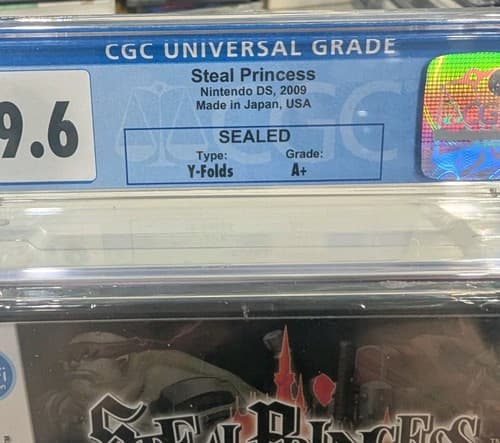 2009 NINTENDO DS ATLUS STEAL PRINCESS FACTORY SEALED CGC 9.6 A+ — photo 2