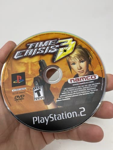 Time Crisis 3 (Sony PlayStation 2, 2003) *Disc Only - Tested Ps2 — photo 3