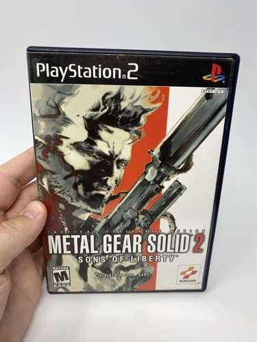 Metal Gear Solid 2: Sons of Liberty (PlayStation 2, PS2) CIB Tested Complete