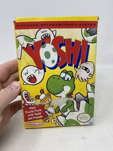 Yoshi NES Cartridge With Box Tested No Manual Ships Fast