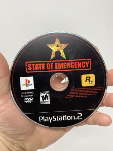 State Of Emergency Sony Playstation 2 Tested Authentic Disc Only