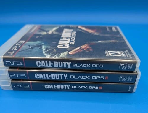 Call Of Duty Black Ops I II III Lot Of 3 Games PS3 PlayStation 3 Tested