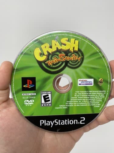 PS2 - Crash Twinsanity - Playstation 2 - DISC ONLY Tested Video Game