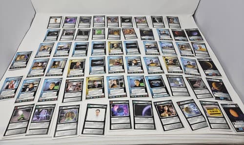 Star Trek CCG Lot of Of 61 Cards Mixed - Characters, Vehicles