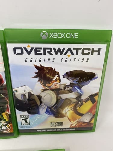 Lot of 5 Xbox One Games Overwatch Zombies Battlefront Titanfall Destiny 1 & 2 — photo 4