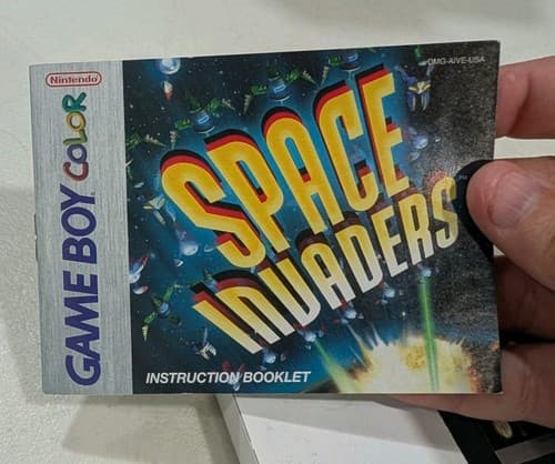 Space Invaders (Nintendo GameBoy Color GBC) Complete W Reg & Manual - Authentic — photo 8