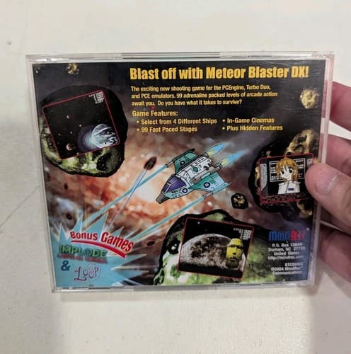 Meteor Blaster DX Turbo Super CD Rom PC Engine [Homebrew] 2004 — photo 2