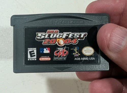 MLB Slugfest 2004 (Game Boy Advance, 2003) , Cartridge Only Tested