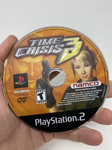Time Crisis 3 (Sony PlayStation 2, 2003) *Disc Only - Tested Ps2 — photo 2