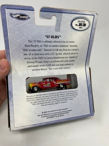 2000 100% Hot Wheels Metal Collection Red 1957 Olds Limited Edition  — photo 6