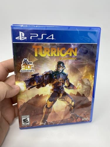 Turrican Flashback (PlayStation 4, 2021) PS4 Factory Sealed Brand New