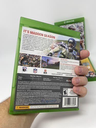 Madden NFL Game Lot of 4 (Microsoft Xbox One) 15 17 18 19 Brady Gronkowski OBJ — photo 3