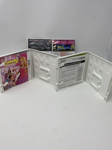 Nintendo 3DS Lot 6 CASES ONLY Monster High Style Savvy Barbie Disney Animal — photo 3