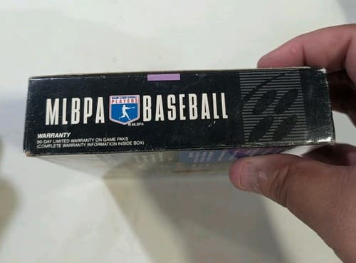 MLBPA Baseball SNES w/ BOTH POSTERS & REG CARD! Tested, No Manual  — photo 7