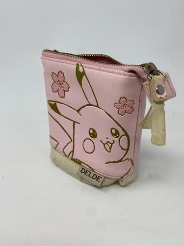 Pokemon Pikachu DELDE Slide Pen Pouch Pink Sakura Cherry Blossom Pencil Case — photo 2