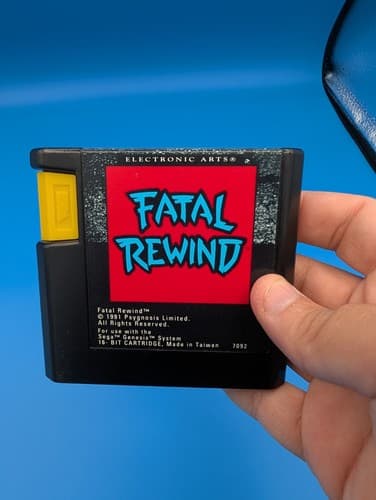 FATAL REWIND (SEGA Genesis) Classic 16-bit Game Authentic w/ Manual! — photo 6
