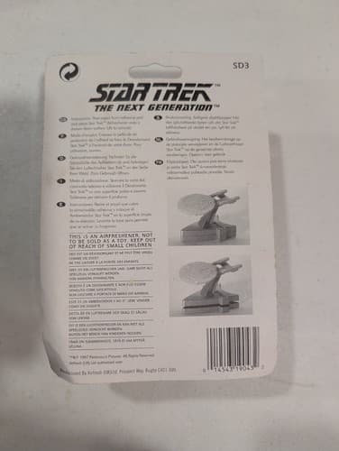 Vintage Star Trek Next Generation Car Airfreshener Unopened SD3 1997 Paramount — photo 3
